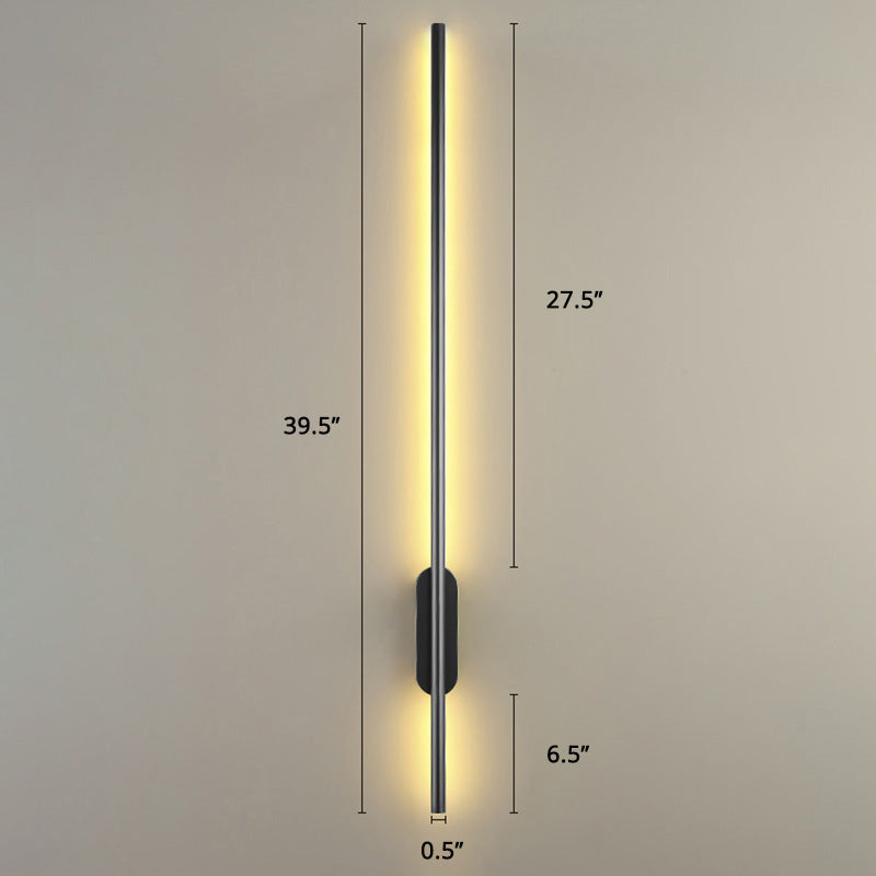 Taavita LED Wall Lamp - Simple Style, Metallic Lighting for Living Room, Modern, Metal, Warm, Interiors