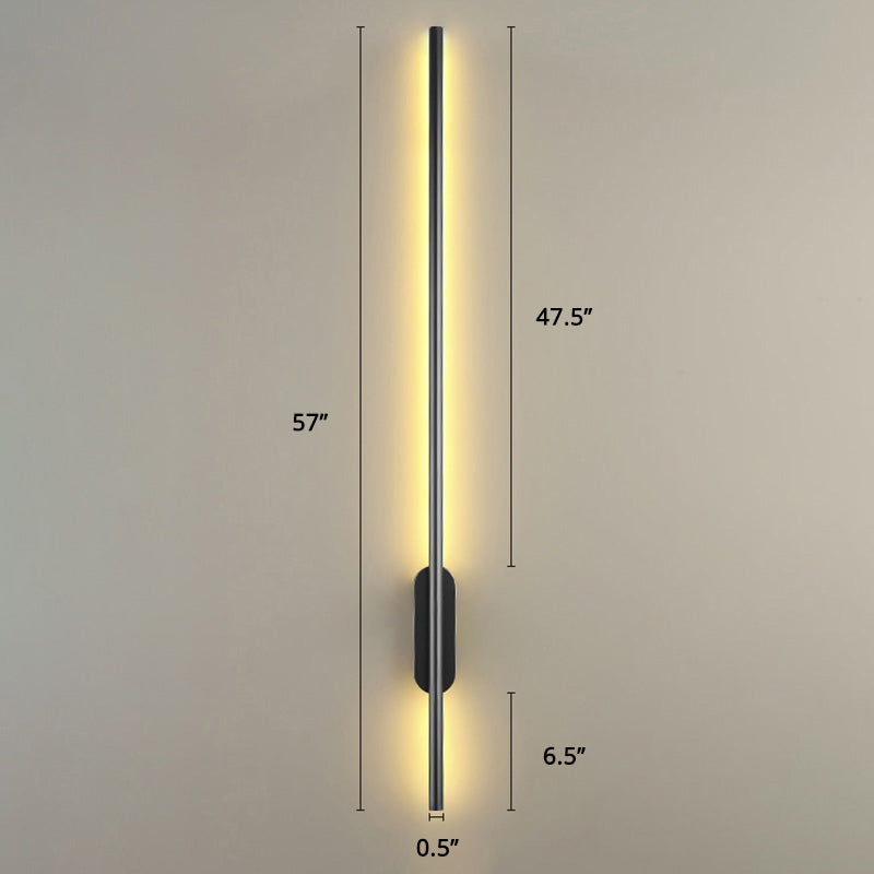 Taavita LED Wall Lamp - Simple Style, Metallic Lighting for Living Room, Modern, Metal, Warm, Interiors