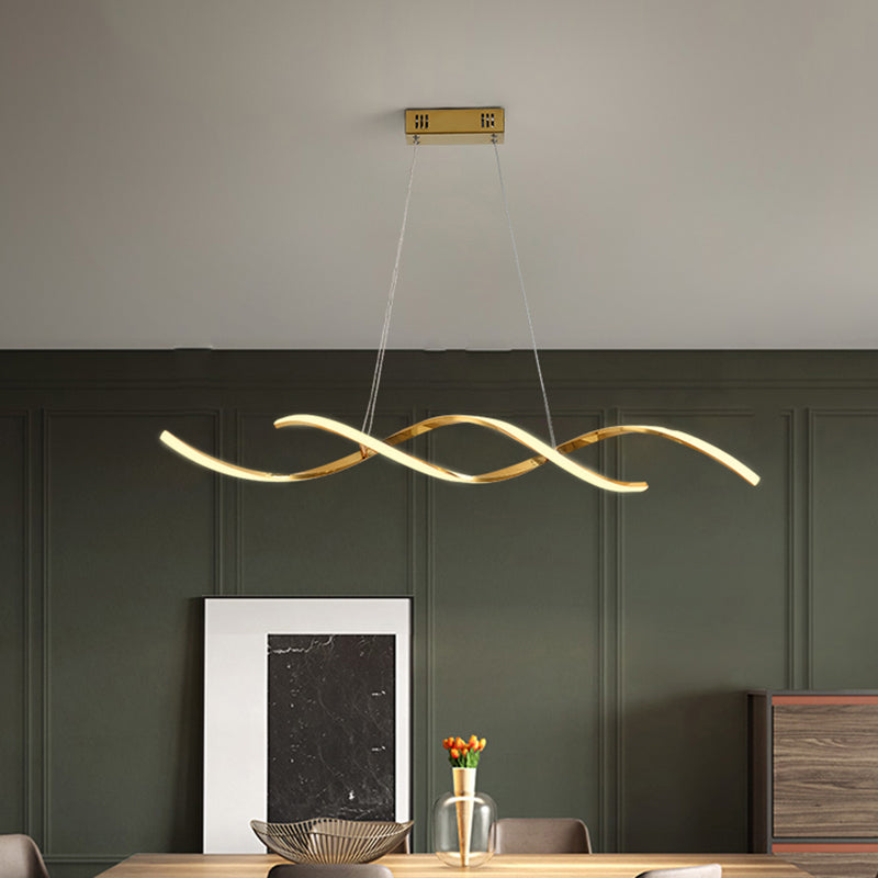 Taavita Aluminum Pendant Hanging Light with Adjustable Cable - Minimalist LED Island Lighting