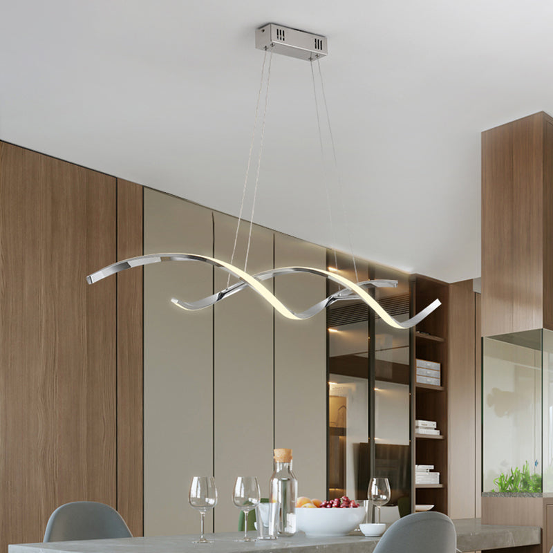 Taavita Aluminum Pendant Hanging Light with Adjustable Cable - Minimalist LED Island Lighting