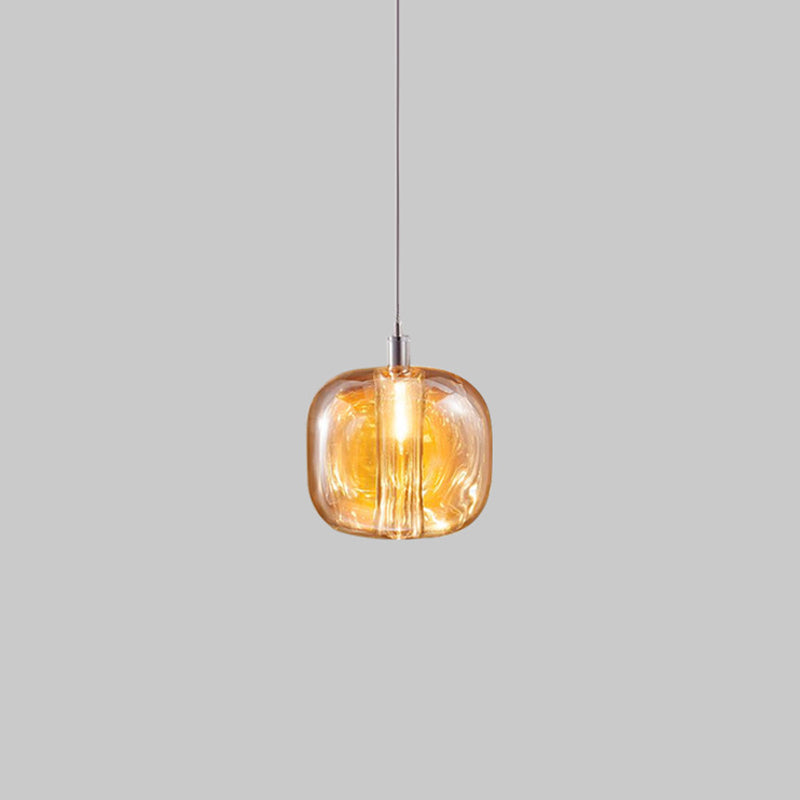 Postmodern Blown Glass Shade Ceiling Hanging Pendant Commercial Store LED Pendant Light Clearhalo 'Ceiling Lights' 'Modern Pendants' 'Modern' 'Pendant Lights' 'Pendants' Lighting' 2554825