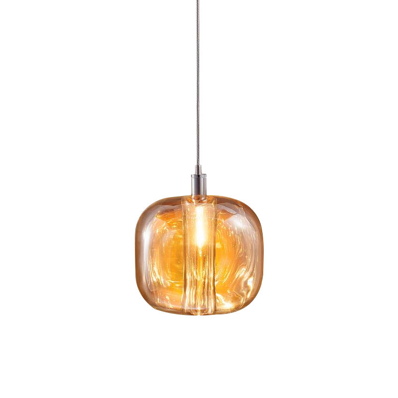 Taavita Glass Blown Pendant Ceiling Hanging Fixture LED Pendant Light