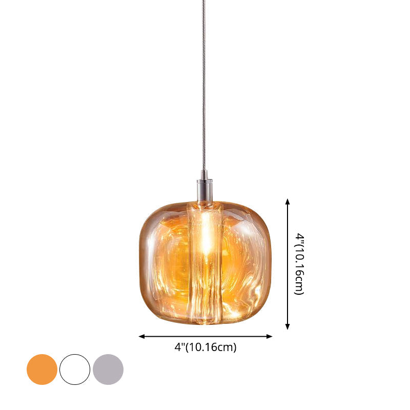 Taavita Glass Blown Pendant Ceiling Hanging Fixture LED Pendant Light