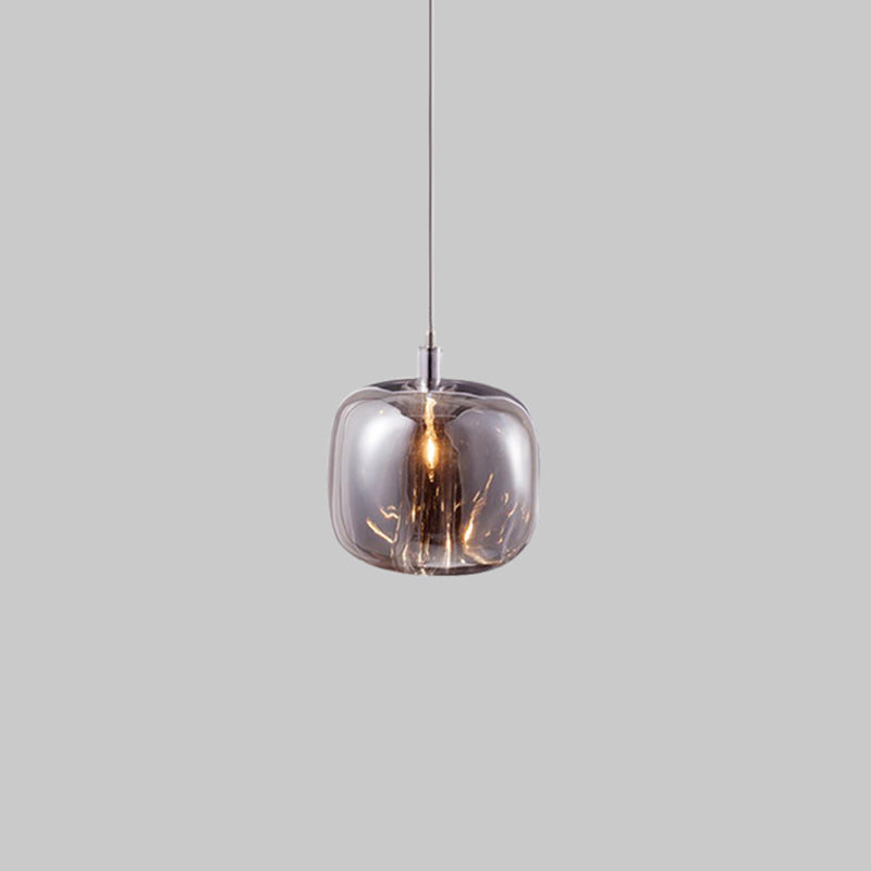 Postmodern Blown Glass Shade Ceiling Hanging Pendant Commercial Store LED Pendant Light Clearhalo 'Ceiling Lights' 'Modern Pendants' 'Modern' 'Pendant Lights' 'Pendants' Lighting' 2554827