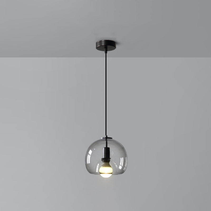 Taavita Mini Glass Globe Pendant Light with Adjustable LED - Kitchen Pendant Lighting