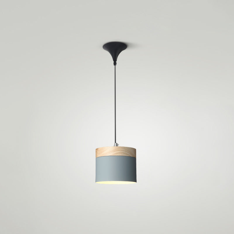 Indoor Nordic Pendant Light Modern Simple Creative Single Pendant Light for Restaurant Coffee Shop Grey 4" Clearhalo 'Ceiling Lights' 'Modern Pendants' 'Modern' 'Pendant Lights' 'Pendants' Lighting' 2555043