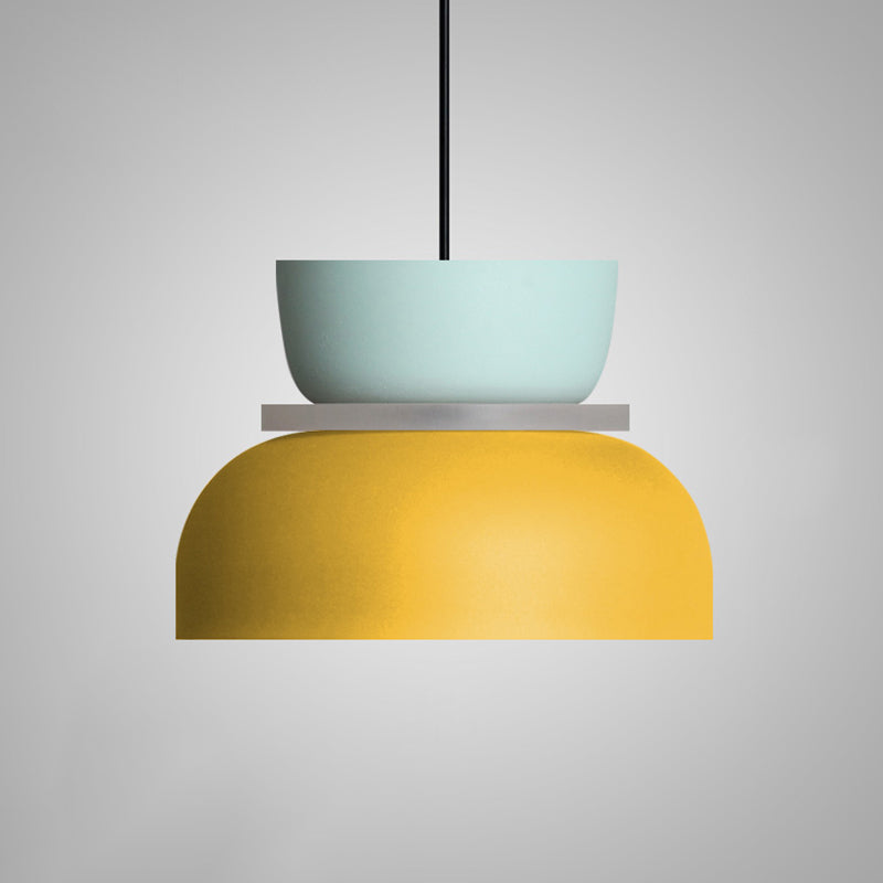 Modern Contemporary Pendant Lighting Colorful Macaron LED Hanging Light Fixture Clearhalo 'Ceiling Lights' 'Modern Pendants' 'Modern' 'Pendant Lights' 'Pendants' Lighting' 2555064