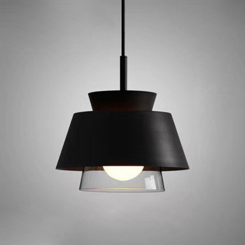 Modern Upside Down Trifle Pendant Light Metal Macarons 1-Light Pendant Lighting for Dining Room Table Clearhalo 'Ceiling Lights' 'Modern Pendants' 'Modern' 'Pendant Lights' 'Pendants' Lighting' 2579497