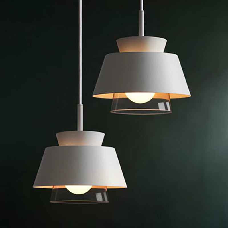 Modern Upward Trends Pendant Light - Illuminated Metal Taavita 1-Light Hanging Lamp for Dining Table