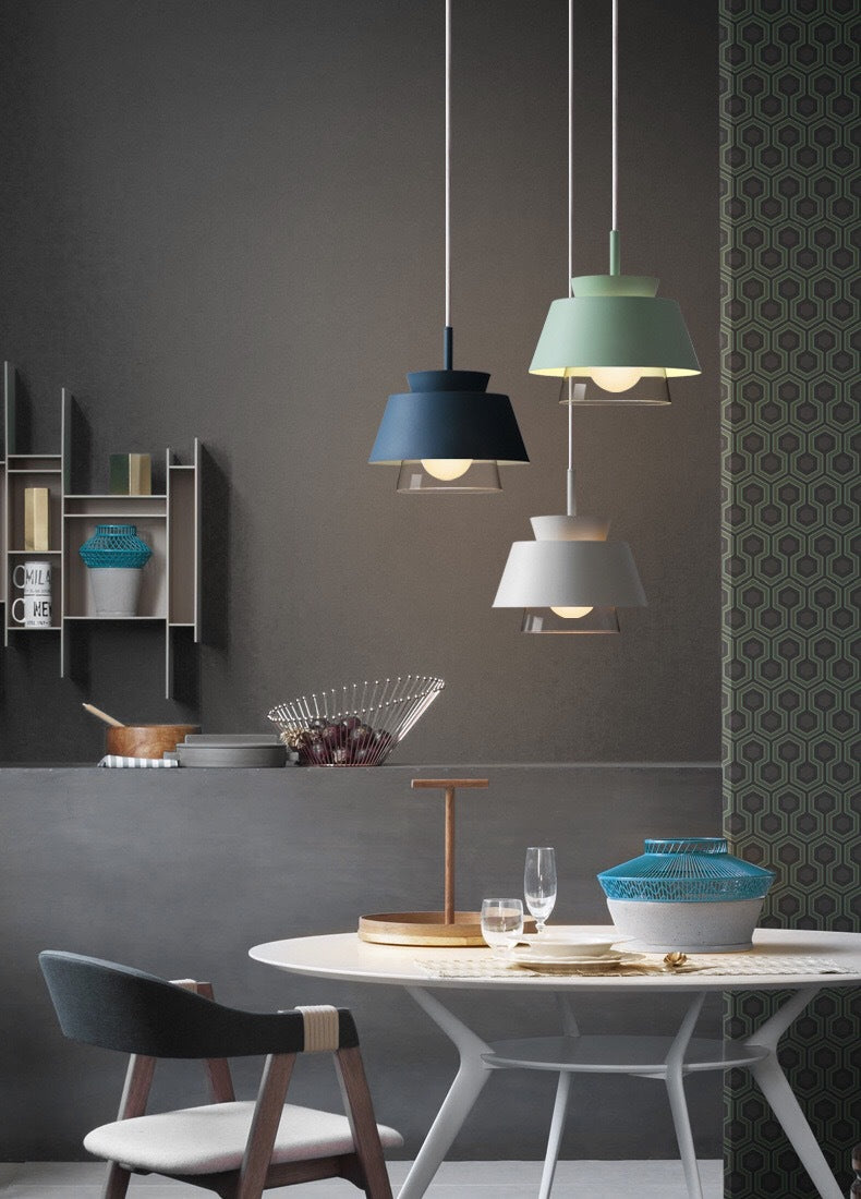 Modern Upward Trends Pendant Light - Illuminated Metal Taavita 1-Light Hanging Lamp for Dining Table