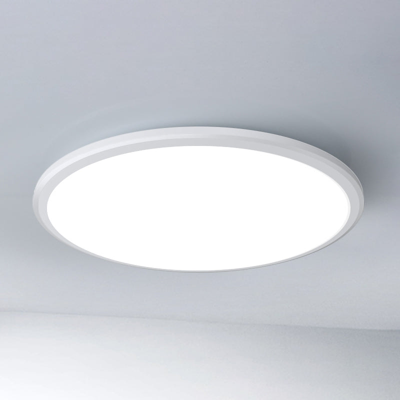 Taavita Ultrathin Ceiling Light Simple Acrylic LED Round Flush Mount Light for Kitchen, Available in Sizes 8" 10" 12" 16" 19.5"