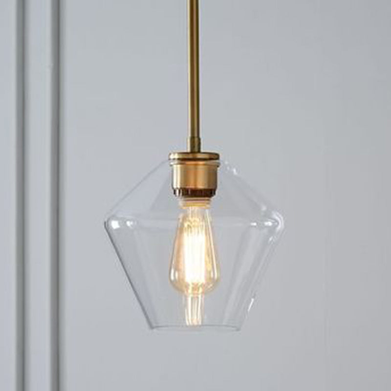 Taavita Minimalism Cup-Shape Hanging Ceiling Light Pendant Fixture with Glass Shade - Modern Indoor Lighting