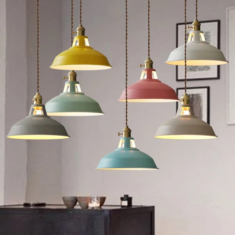 Contemporary Style Barn Pendant Lighting Fixture - Metal Hanging Pendant Lamp for Taavita