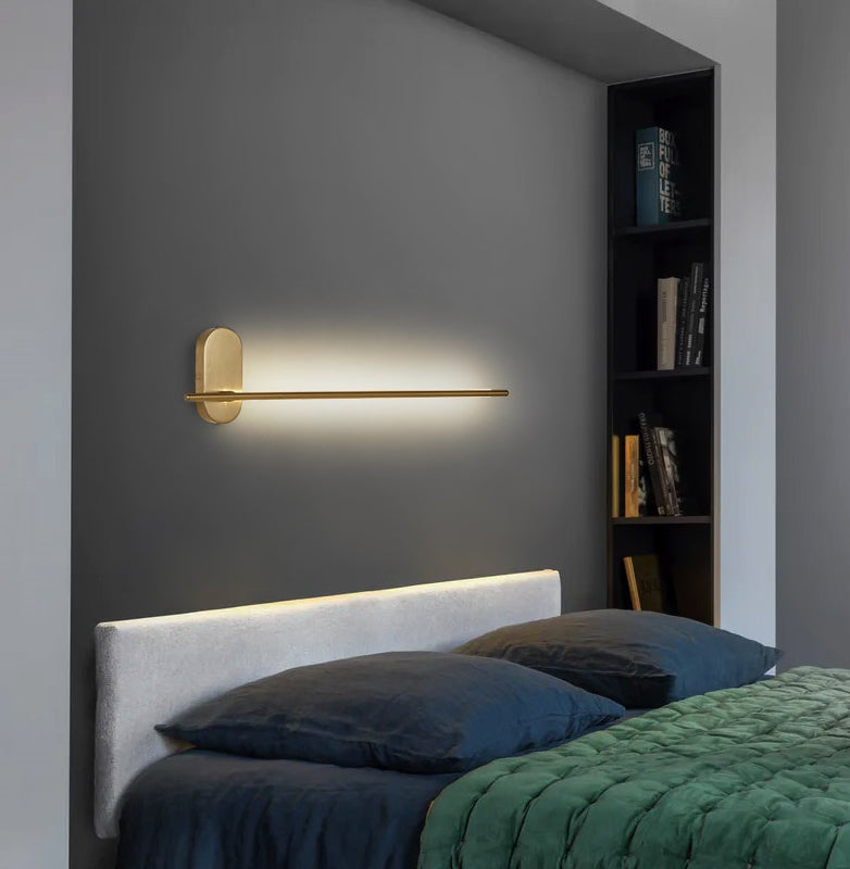 Modern Metal Wall Mount for Taavita Strip Lighting in the Bedroom and Living Room