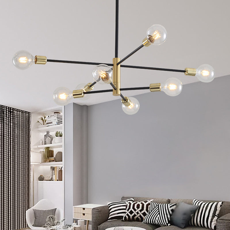 Taavita Modern Sphere Glass Molecular Chandelier Pendant Light Hanging for Living Room