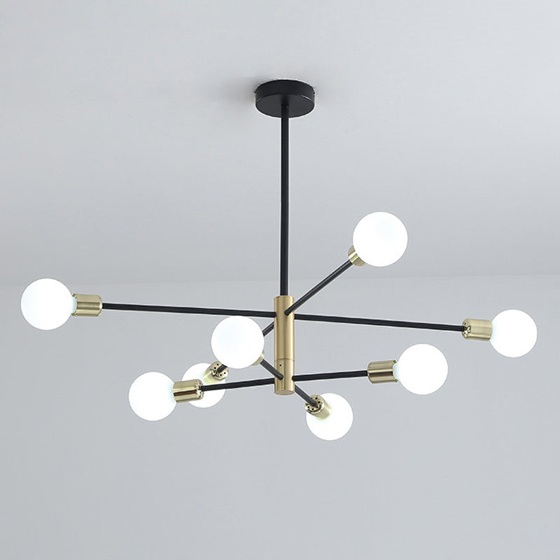 Taavita Modern Sphere Glass Molecular Chandelier Pendant Light Hanging for Living Room