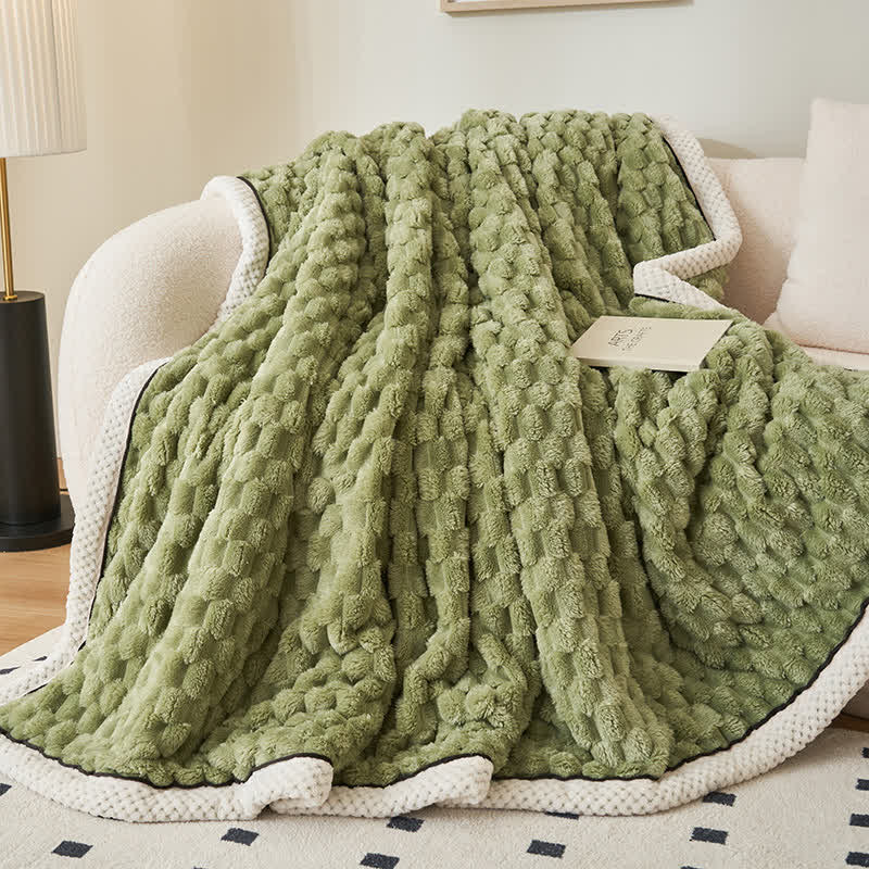 Soft Coral Fleece Blanket