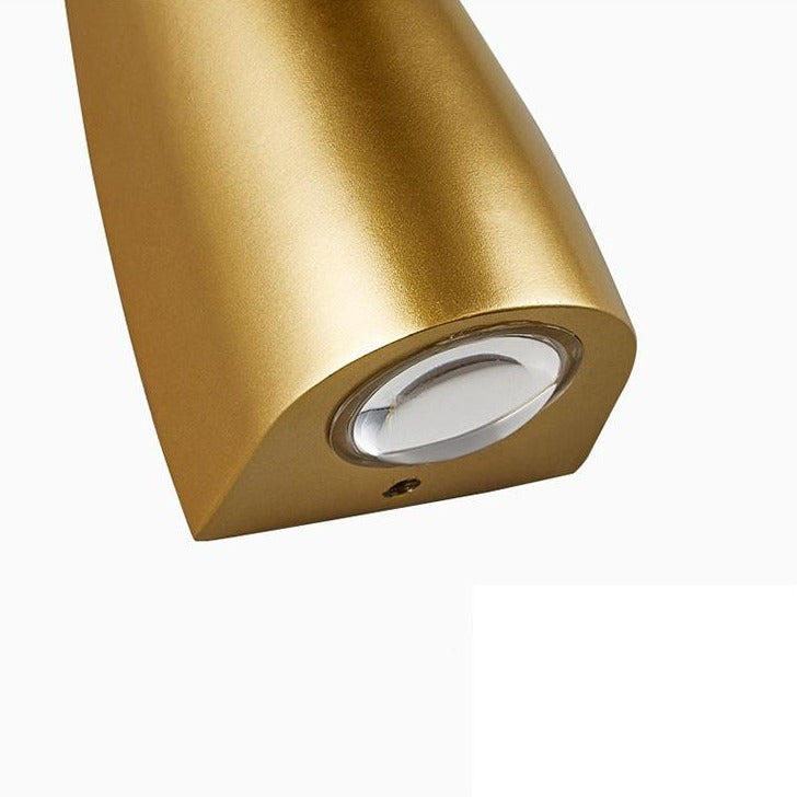 Modern Simple Long Horn 2-Light LED Wall Lamp for Living Room and Bedroom, Indoor and Outdoor