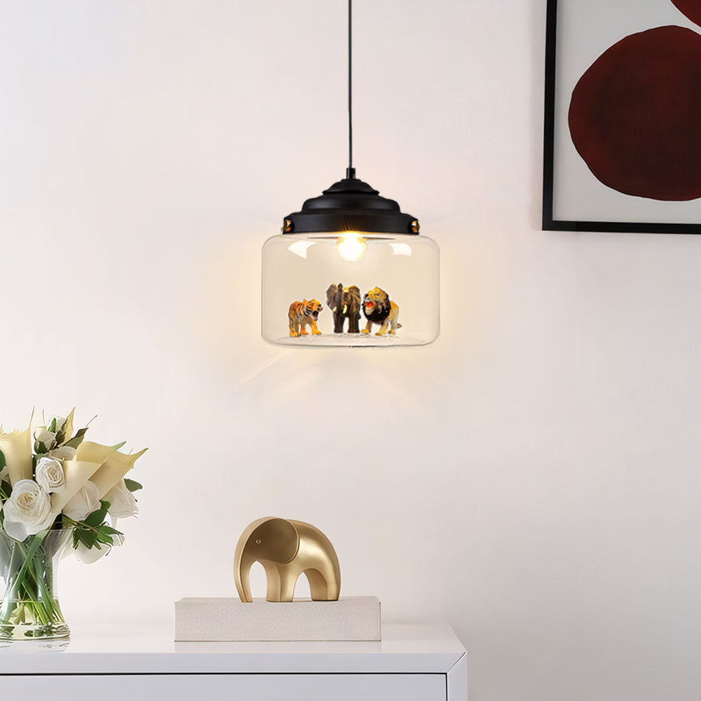 Taavita Zoo Glass Pendant Light