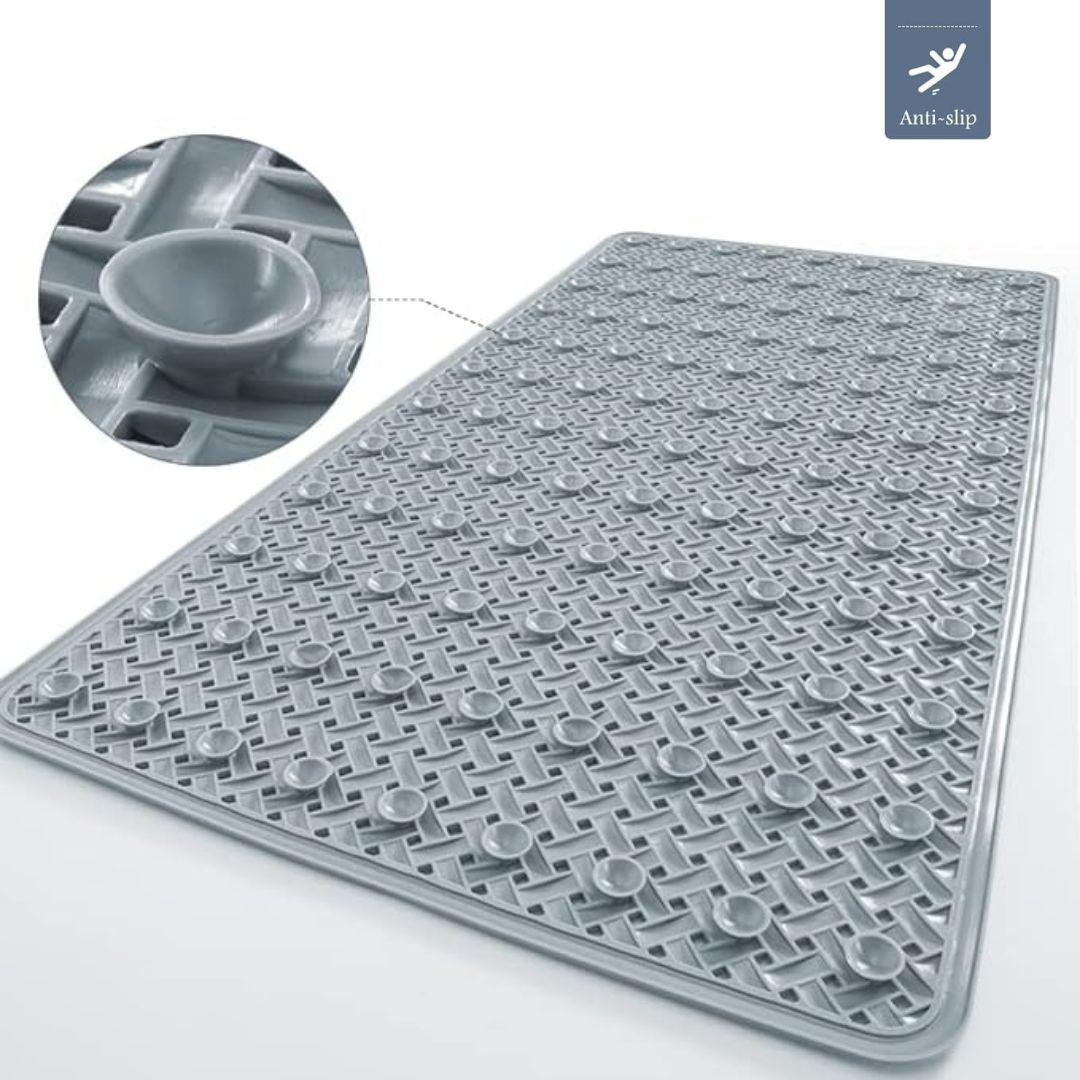 Taavita Non-Slip Bathtub Mat | Easy to Clean & Safe with Innovative Suction Cups