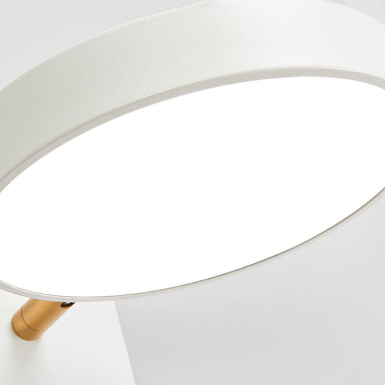 Taavita Simple Round Swivel LED Wall Lamp with Switch