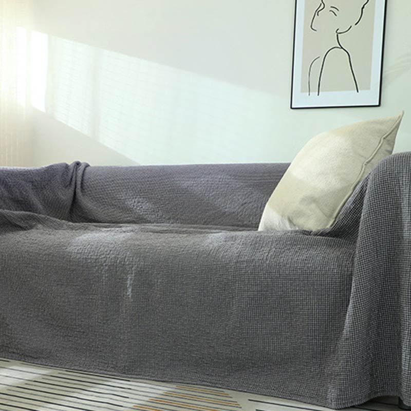 Cozy Taavita Sofa Blanket in Waffle Design