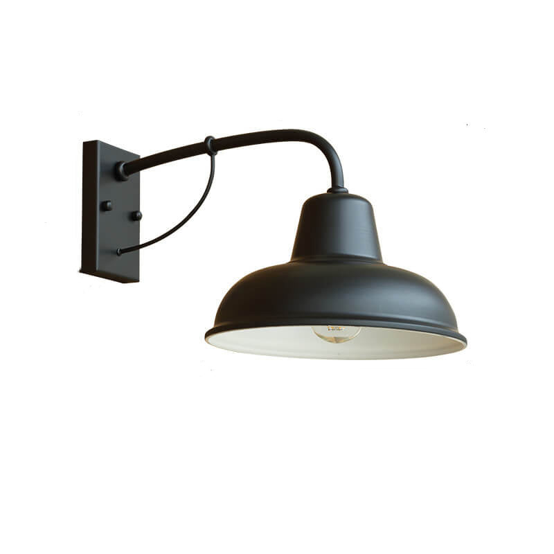 Taavita Vintage Iron Barn Waterproof 1-Light Wall Lamp for Outdoor Use