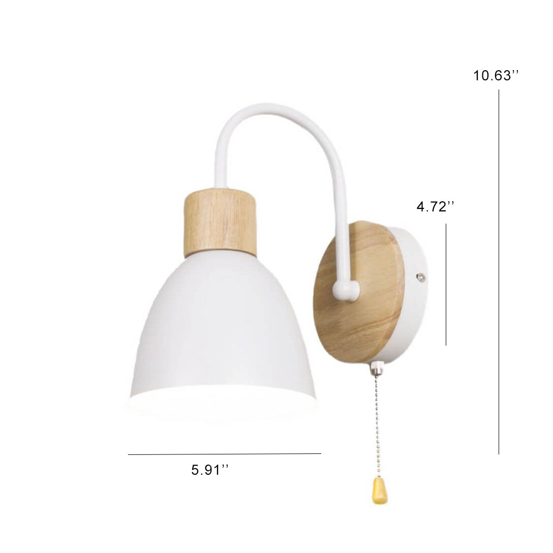 Taavita Macaron 1-Light Zip Switch Wall Lamp