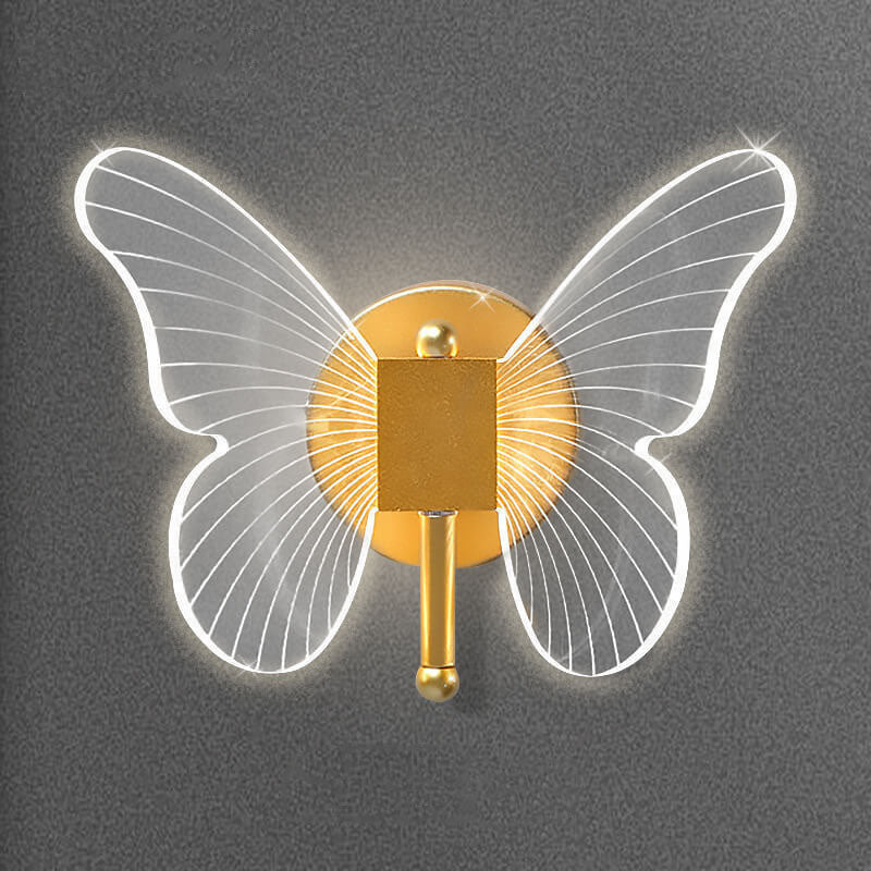 Taavita Creative Butterfly Acrylic LED Wall Light Lamp