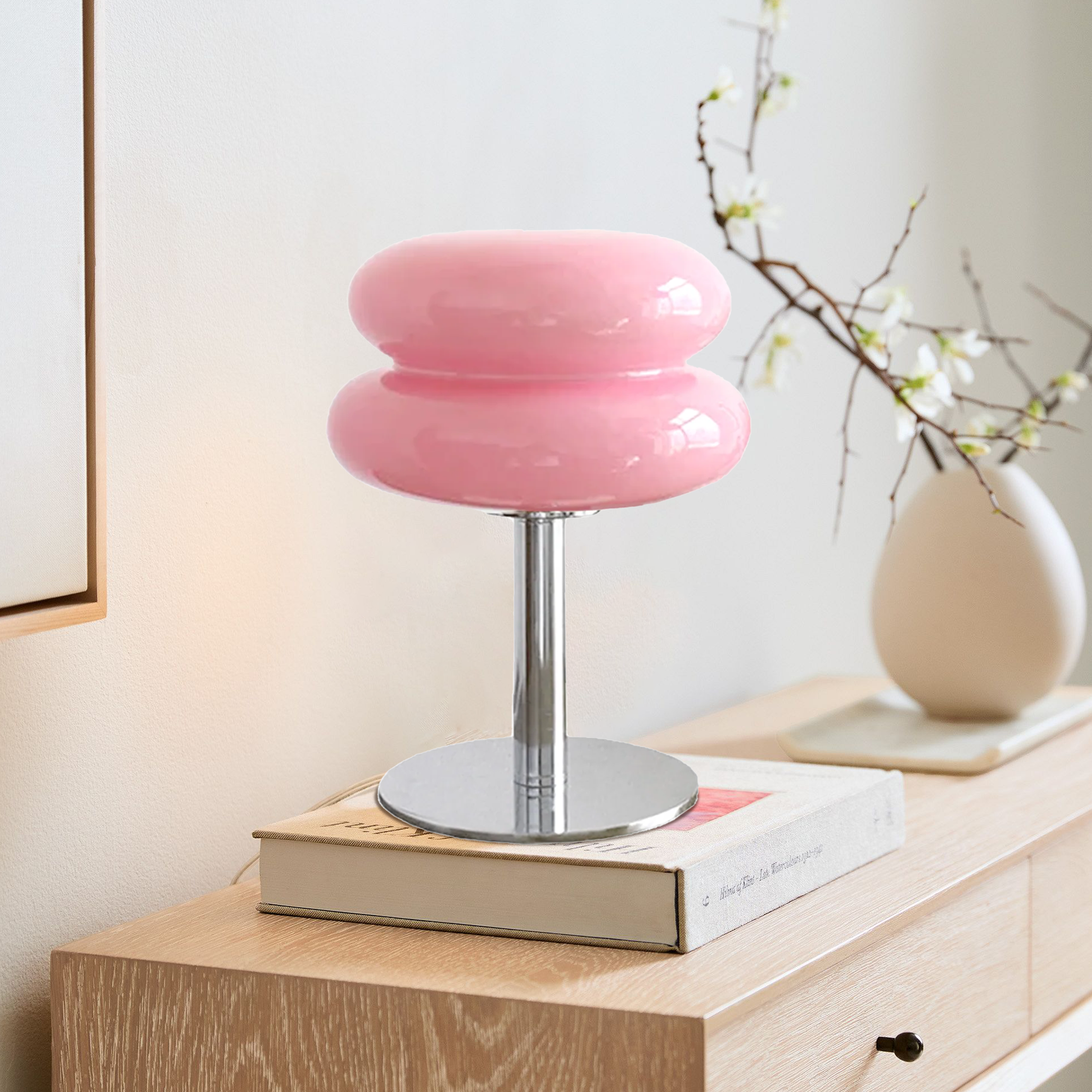 Taavita Minimalistic Table Lamp Made of Glass - Elegant Minimalist Design for Modern Spaces