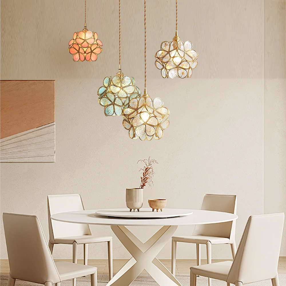 Taavita Petal Glass Pendant Light – Elegant Lighting for Any Space