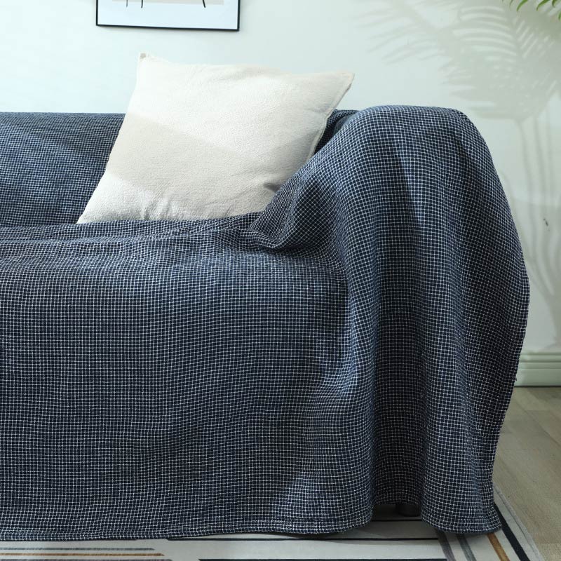 Cozy Taavita Sofa Blanket in Waffle Design