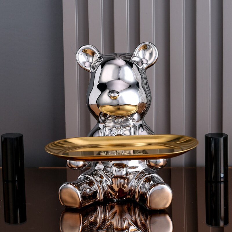 Taavita - Multifunctional Piggy Bank & Bear Shelf for Coins and Bills