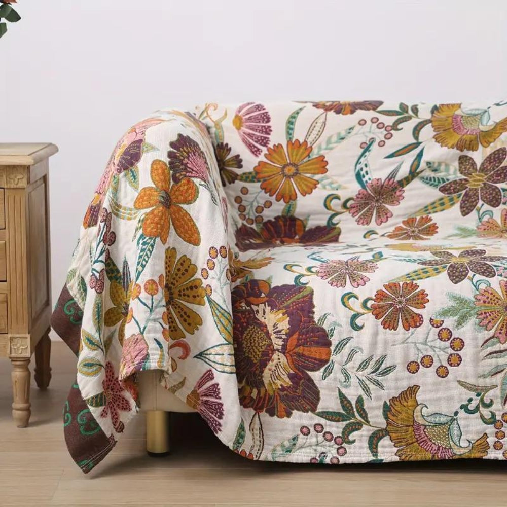 Taavita Floral Charm Blanket Throw