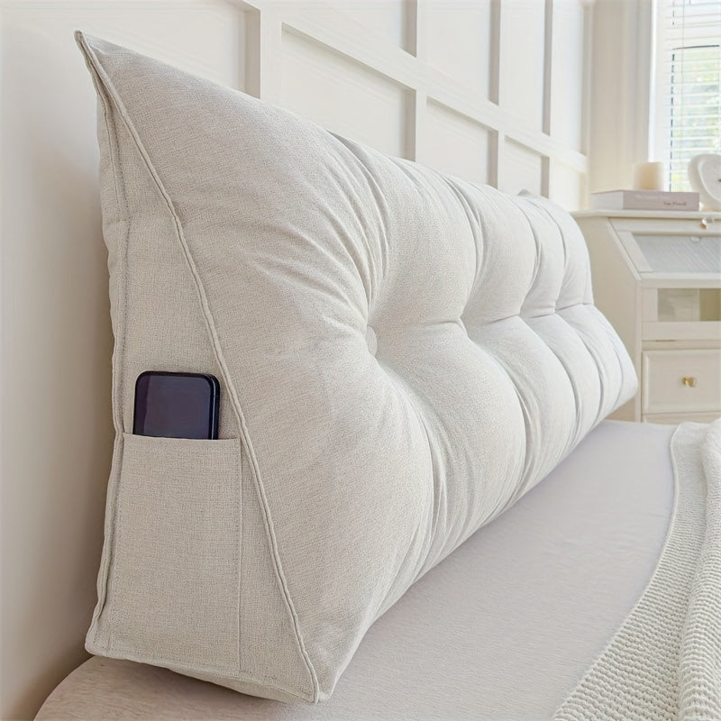 Taavita - Triangle Cushion Made from Comfortable Linen for Style and Relaxation