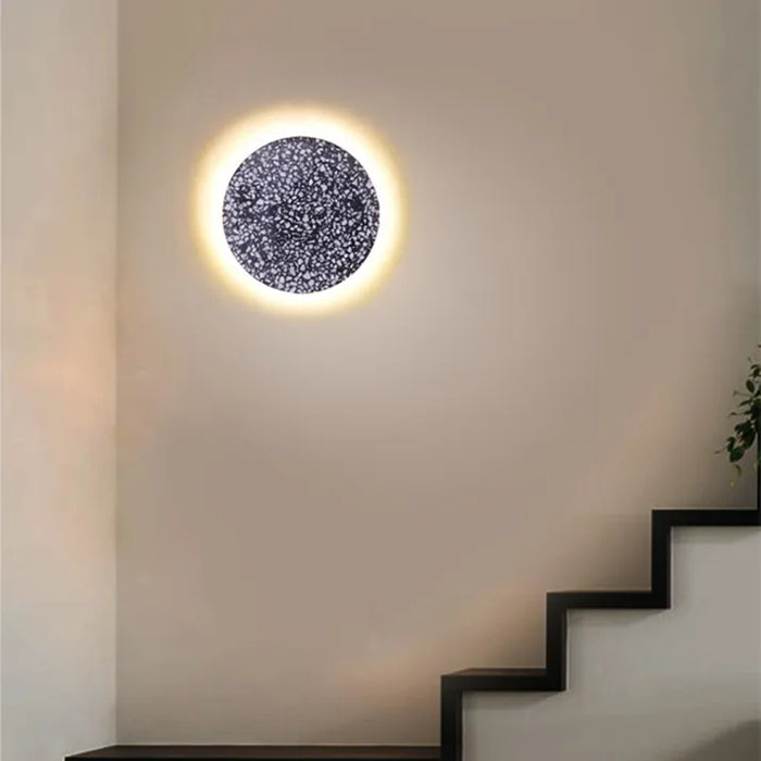 Taavita Simple Corridor Aisle Stair Lamp Terrazzo Wall Lamp