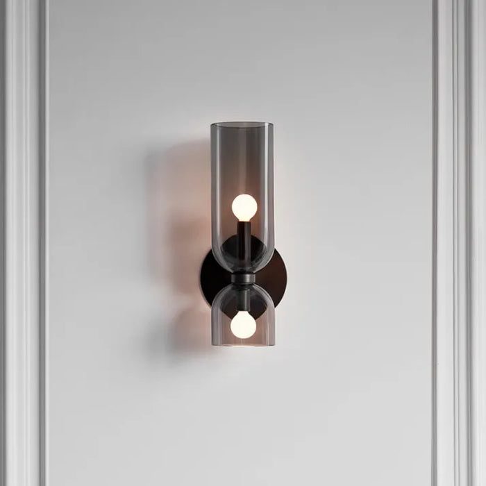 Double Head LED Glass Wall Lamp Sconce