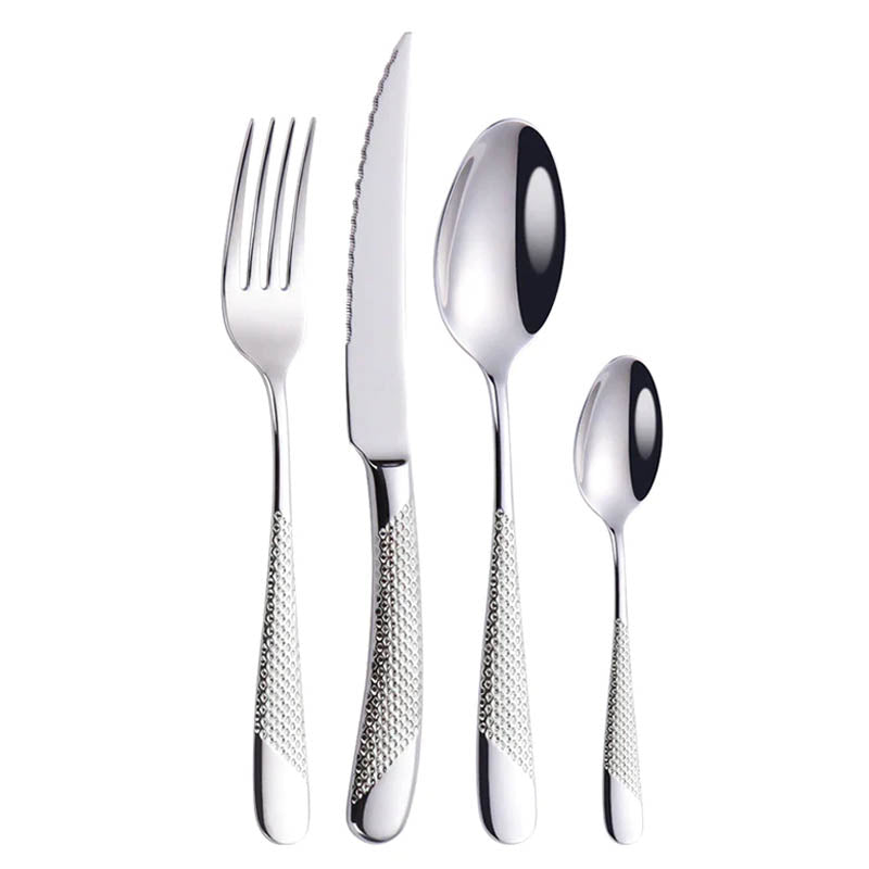 Drillan Elite Cutlery Set with Textured Dots