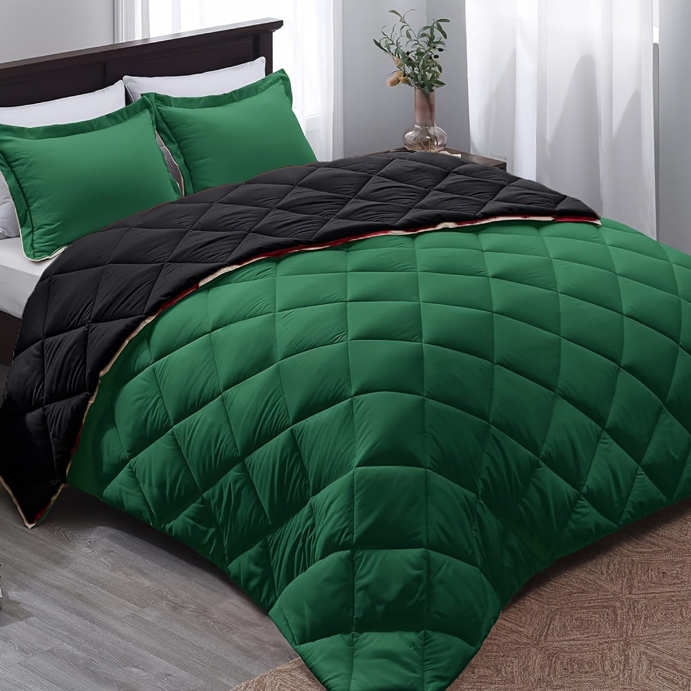 Taavita Ultra-Light Solid Color Polyester Blanket – Square Bedspread for All Seasons