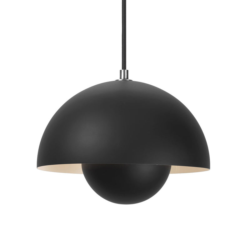 Pendant Metal Light with Dome Shade for Nordic Hanging Ceiling Light in the Dining Room – Modern Mid-Century