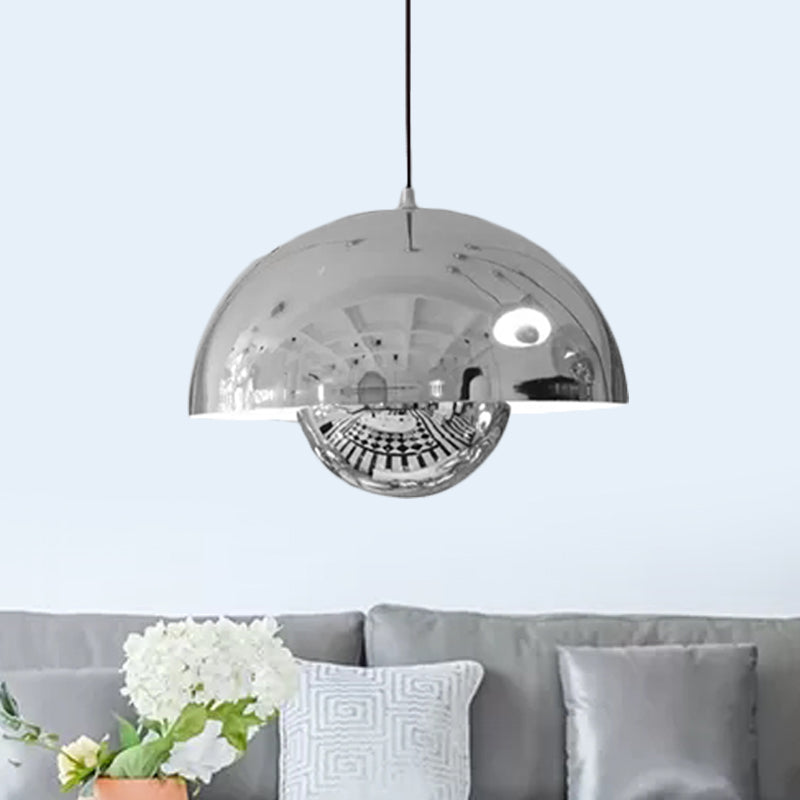 Pendant Metal Light with Dome Shade for Nordic Hanging Ceiling Light in the Dining Room – Modern Mid-Century