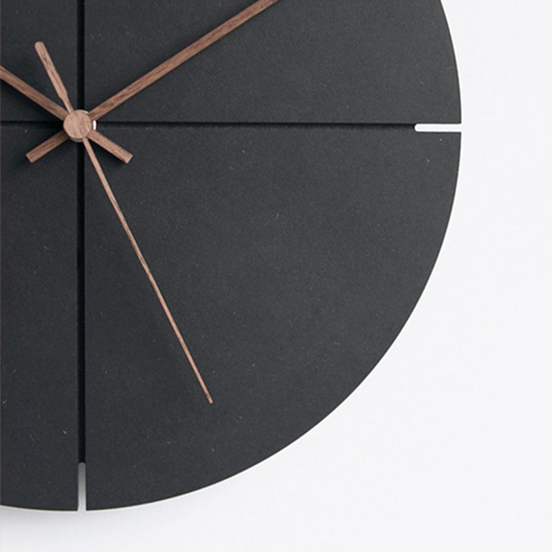 Taavita Concrete Wall Clock Series: Eco-Friendly MDF & Walnut Hands