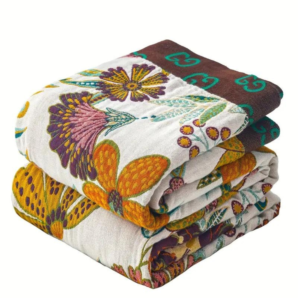 Taavita Floral Charm Blanket Throw