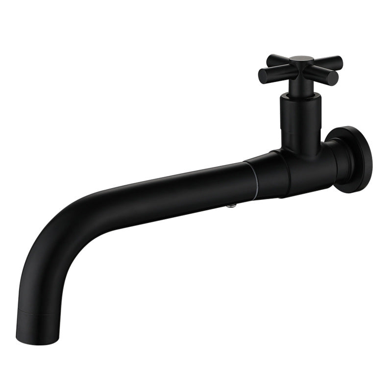 Modern 1-Handle Bathroom Sink Faucet 1 Hole Wall Mounted Bathroom Faucet Clearhalo 'Bathroom Remodel & Bathroom Fixtures' 'Bathroom Sink Faucets' 'Bathroom Sinks & Faucet Components' 'bathroom_sink_faucets' 'Home Improvement' 'home_improvement' 'home_improvement_bathroom_sink_faucets' 6077832