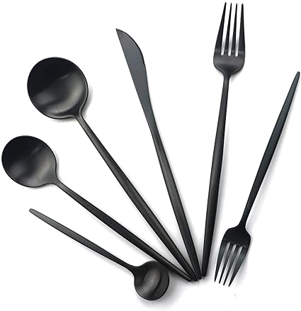 36 Piece Taavita Minimalist Stainless Steel Cutlery Set