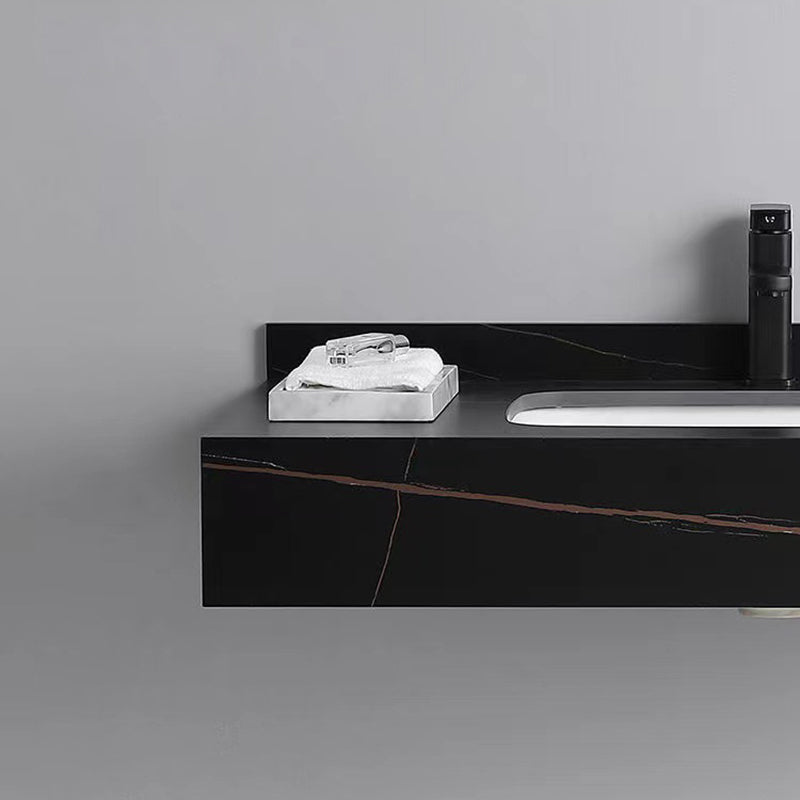 Taavita Bathroom Vanity Made of Stone, Modern, Space-Saving Vanity for the Bathroom, Undermount Sinks, Durable and Stylish.