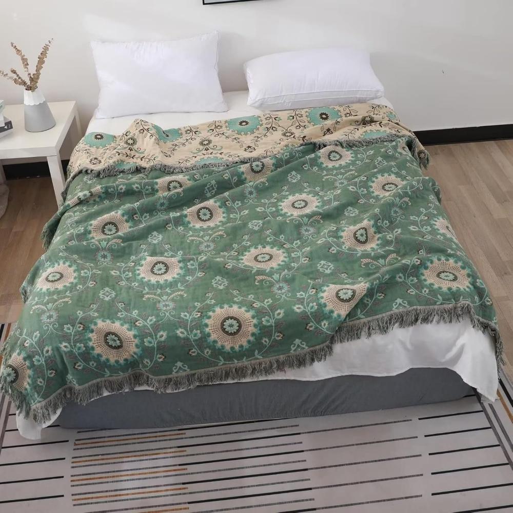 Taavita Reversible Retro Mandala Blanket