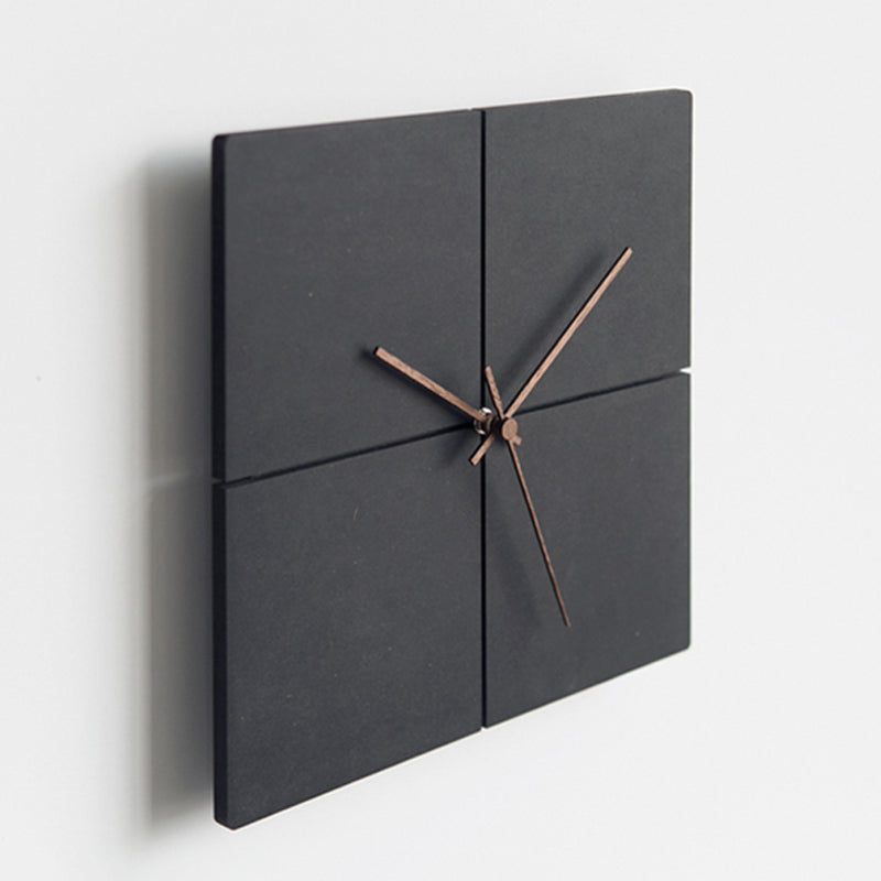 Taavita Concrete Wall Clock Series: Eco-Friendly MDF & Walnut Hands