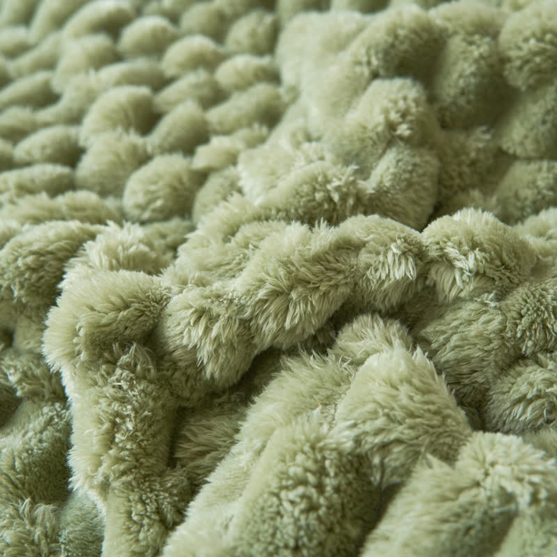 Soft Coral Fleece Blanket