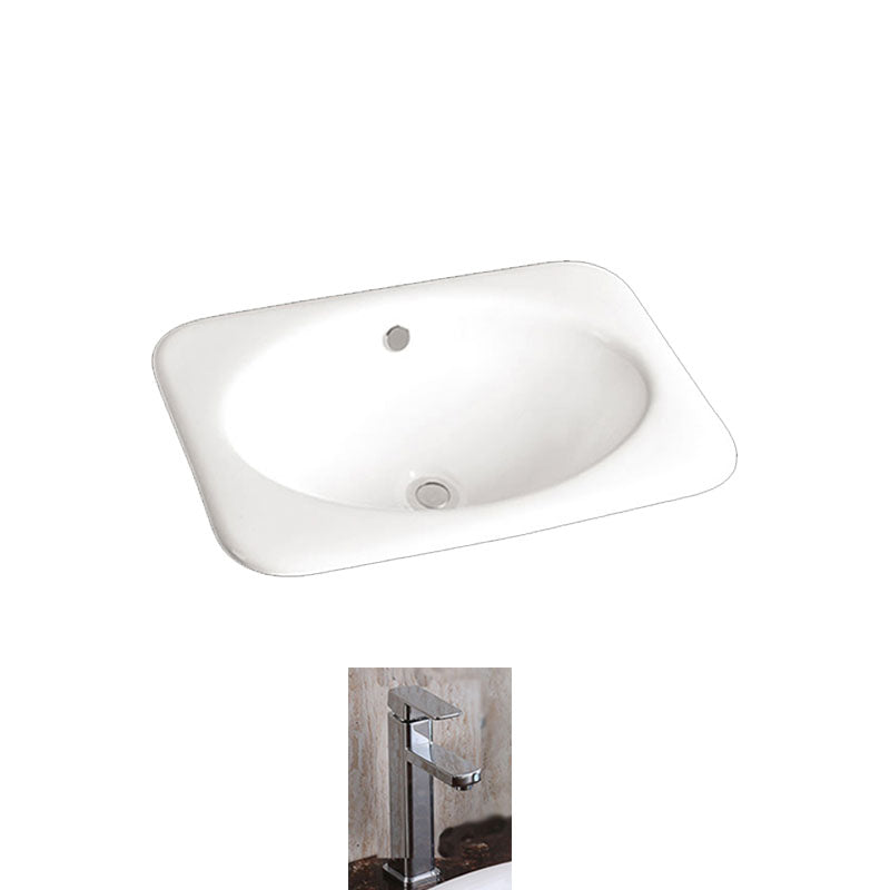 Traditional Drop-in Bathroom Sink Oval Porcelain with Faucet Basin Sink Clearhalo 'Bathroom Remodel & Bathroom Fixtures' 'Bathroom Sinks & Faucet Components' 'Bathroom Sinks' 'bathroom_sink' 'Home Improvement' 'home_improvement' 'home_improvement_bathroom_sink' 1200x1200_060c4cfe-3ceb-4dc3-8843-571e5b71a4a9